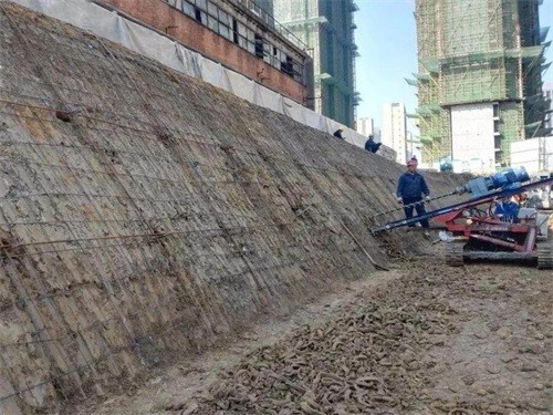 井陉矿区建筑边坡支护